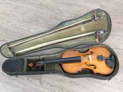 Lot 677 - PETER ROBERTSON OF GLASGOW, FULL SIZE VIOLIN