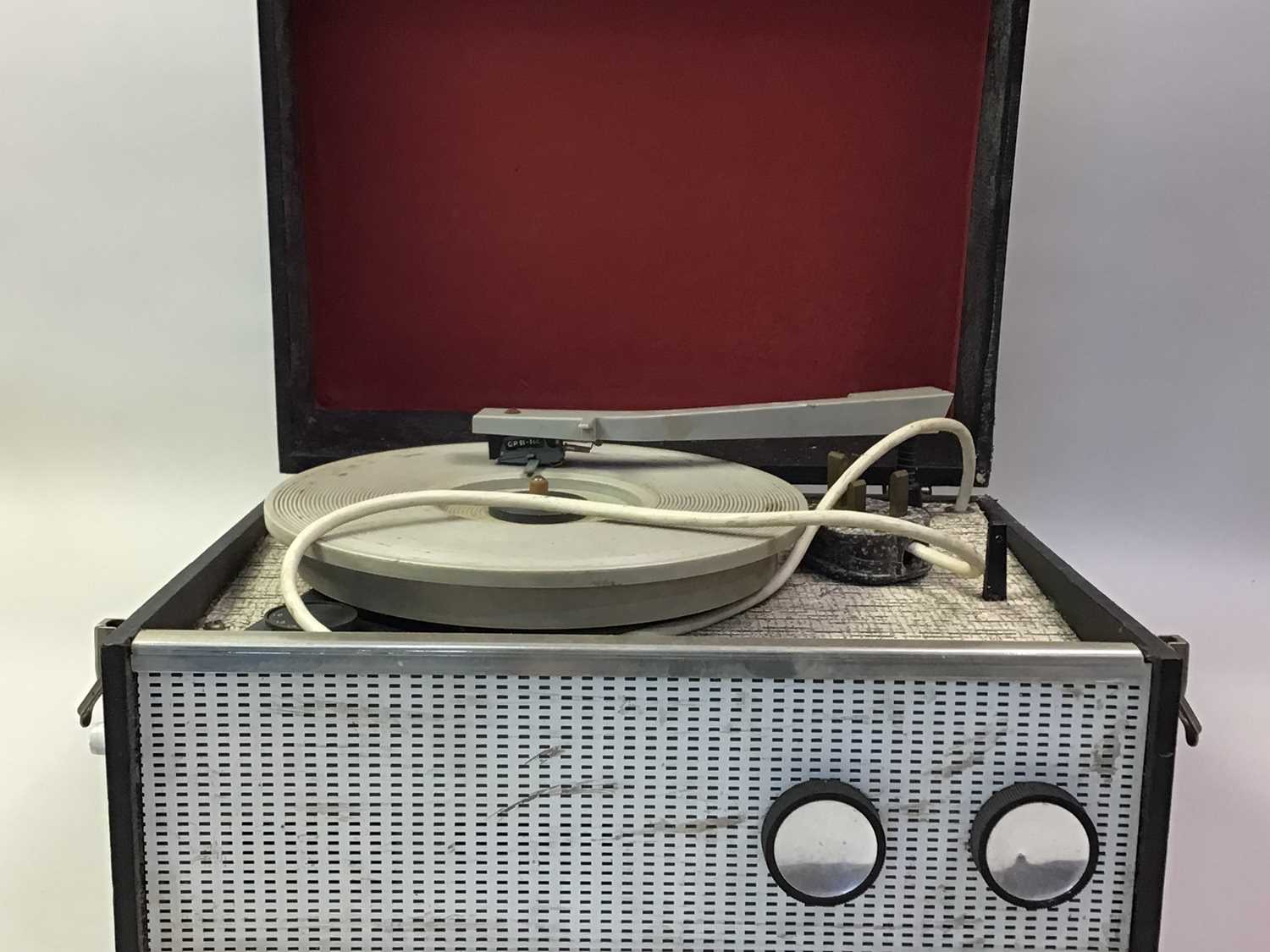 Lot 596 - DANSETTE PORTABLE RECORD PLAYER