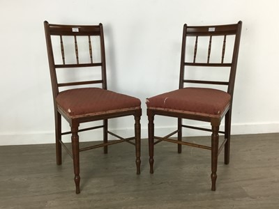 Lot 597 - PAIR OF BEDROOM CHAIRS