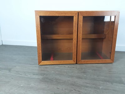 Lot 630 - TEAK HANGING WALL CABINET