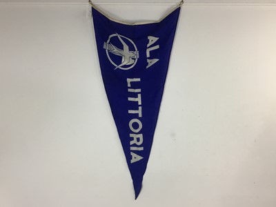 Lot 79 - ALA LITTORIA PENNANT FLAG