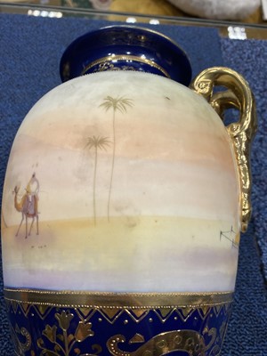 Lot 688 - PAIR OF NORITAKE VASES