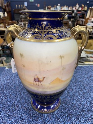 Lot 688 - PAIR OF NORITAKE VASES