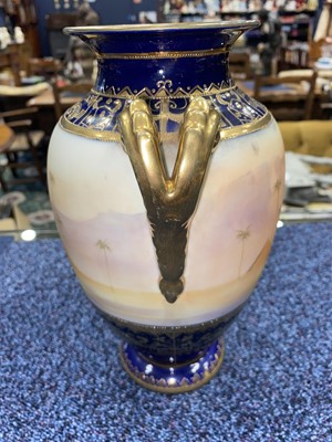 Lot 688 - PAIR OF NORITAKE VASES