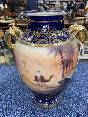 Lot 688 - PAIR OF NORITAKE VASES