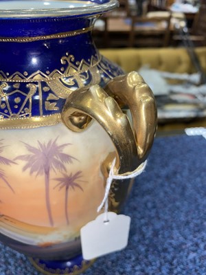 Lot 688 - PAIR OF NORITAKE VASES