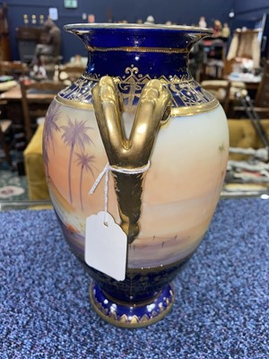 Lot 688 - PAIR OF NORITAKE VASES