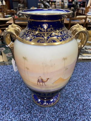 Lot 688 - PAIR OF NORITAKE VASES