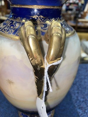 Lot 688 - PAIR OF NORITAKE VASES