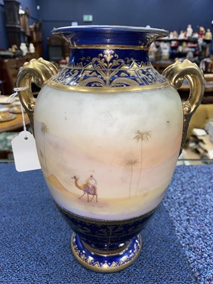 Lot 688 - PAIR OF NORITAKE VASES