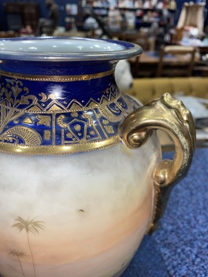 Lot 688 - PAIR OF NORITAKE VASES