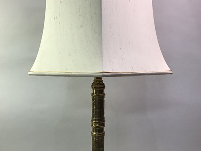 Lot 645 - MIDDLE EASTERN BRASS TABLE LAMP