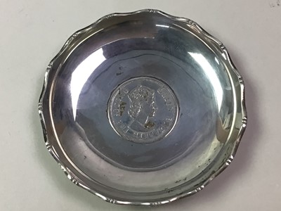 Lot 626 - PAIR OF HONG KONG SILVER DISHES