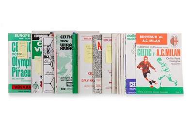 Lot 1602 - CELTIC F.C., COLLECTION OF EUROPEAN PROGRAMMES