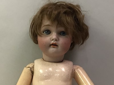 Lot 718 - BISQUE HEADED DOLL