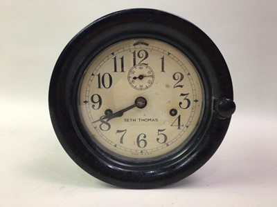 Lot 743 - SETH THOMAS BAKELITE SHIPS CLOCK