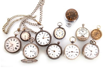 Lot 808 - COLLECTION OF POCKET AND FOB WATCHES