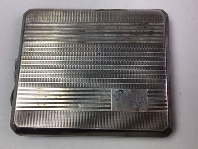 Lot 756 - SILVER CIGARETTE CASE