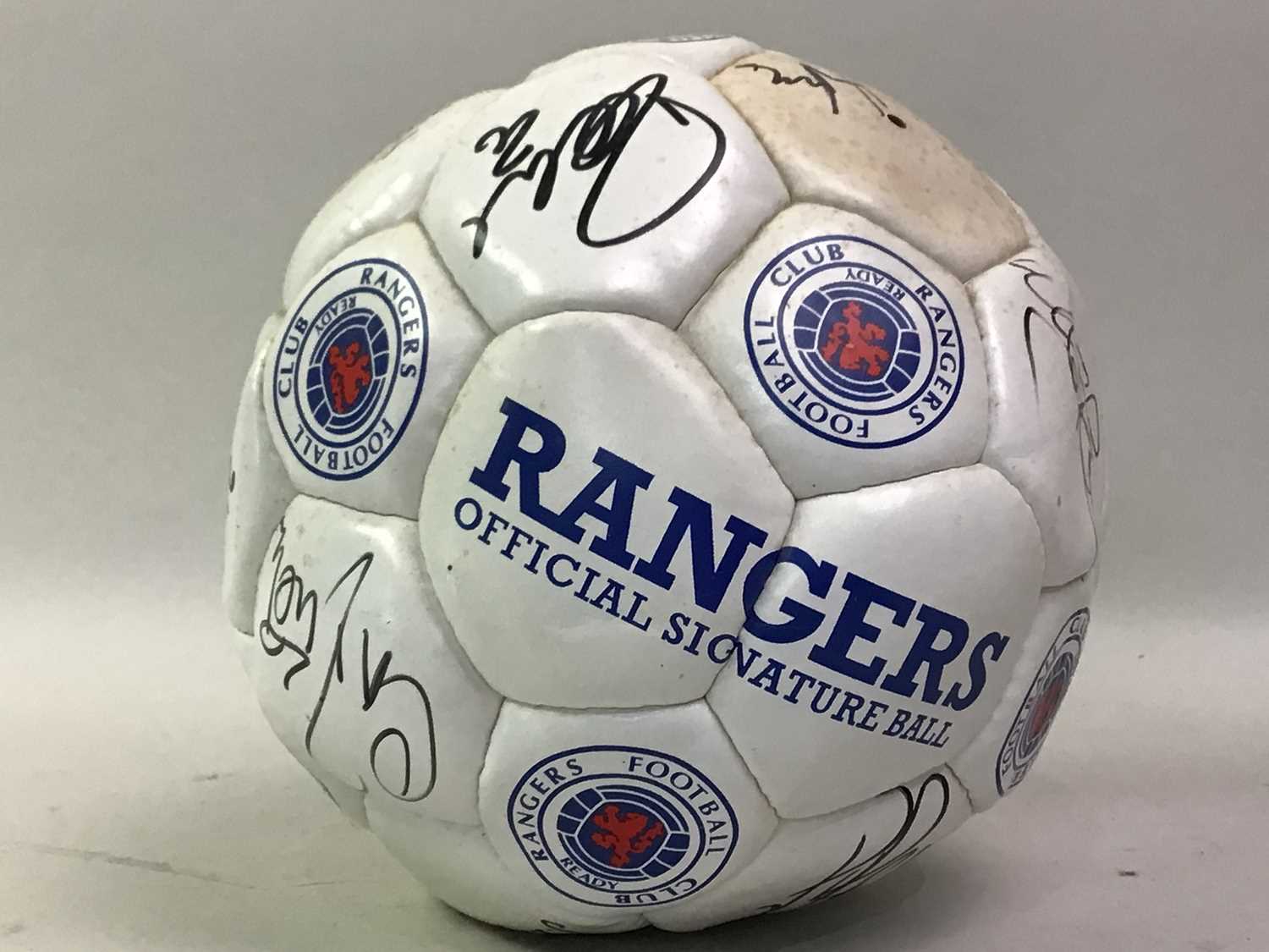 Lot 326 SIGNED RANGERS FOOTBALL,