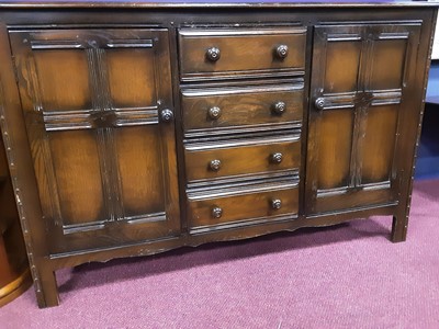 Lot 730 - ERCOL DINING SUITE