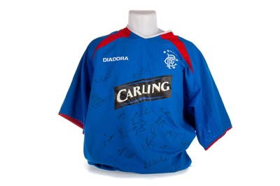 Lot 1605 - RANGERS F.C., SIGNED 2003/04 HOME SHIRT