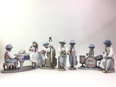 Lot 918 - COMPLETE LLADRO 'JAZZ BAND' SET