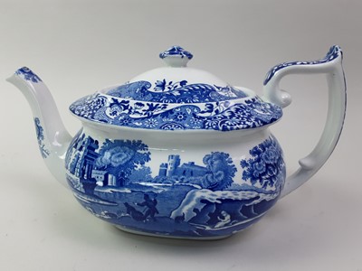 Lot 15 - SPODE BLUE AND WHITE PART BREAKFAST SERVICE