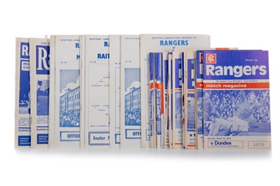 Lot 1631 - RANGERS F.C., COLLECTION OF PROGRAMMES