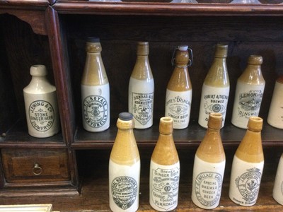 Lot 800 - COLLECTION OF SCOTTISH STONEWARE BOTTLES