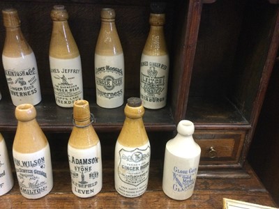 Lot 800 - COLLECTION OF SCOTTISH STONEWARE BOTTLES