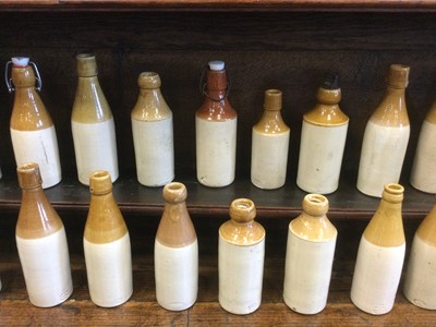 Lot 800 - COLLECTION OF SCOTTISH STONEWARE BOTTLES