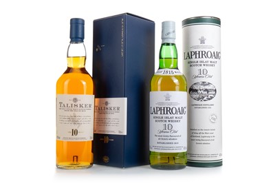 Lot 109 - TALISKER 10 YEAR OLD AND LAPHROIG 10 YEAR OLD