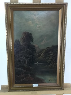 Lot 104 - PAIR OF OIL PAINTINGS