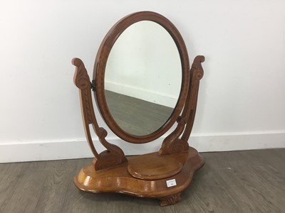 Lot 269 - VICTORIAN MAHOGANY DRESSING MIRROR