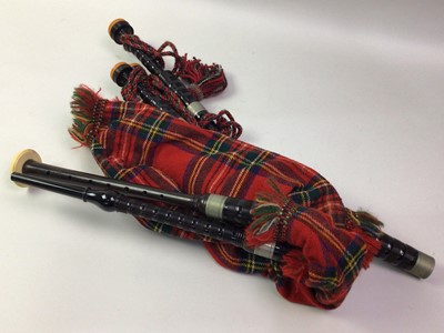 Lot 97 - SET OF CHILD'S BAGPIPES