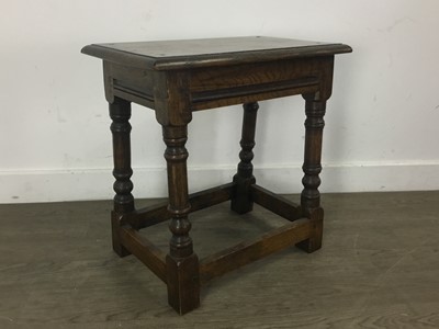 Lot 91 - OAK JOINT STOOL