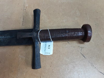 Lot 134 - NORTH AFRICAN NATIVE SWORD