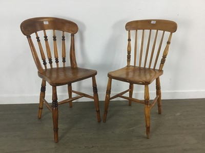 Lot 150 - BEECH ELM KITCHEN CHAIR