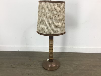 Lot 151 - MODERN TABLE LAMP AND ANOTHER