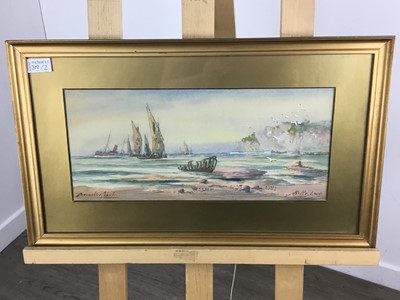 Lot 202 - TWO MARITIME THEMED MIXED MEDIA PICTURES