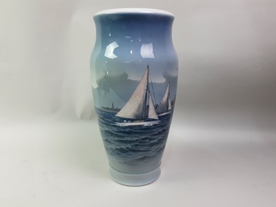 Lot 209 - LARGE ROYAL COPENHAGEN PORCELAIN VASE