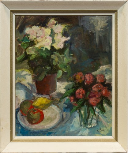 Lot 97 - * DONALD BAIN (SCOTTISH 1904-1979), STILL LIFE...