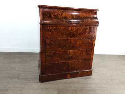 Lot 213 - BIEDERMEIER STYLE MAHOGANY BUREAU