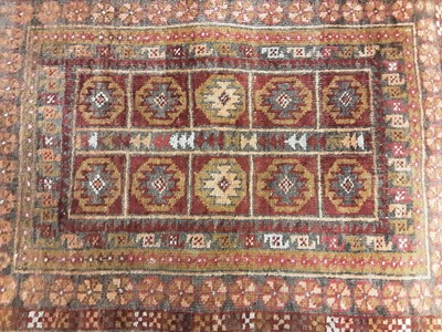 Lot 221 - PERSIAN PRAYER RUG