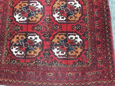 Lot 222 - THREE PERSIAN RUGS