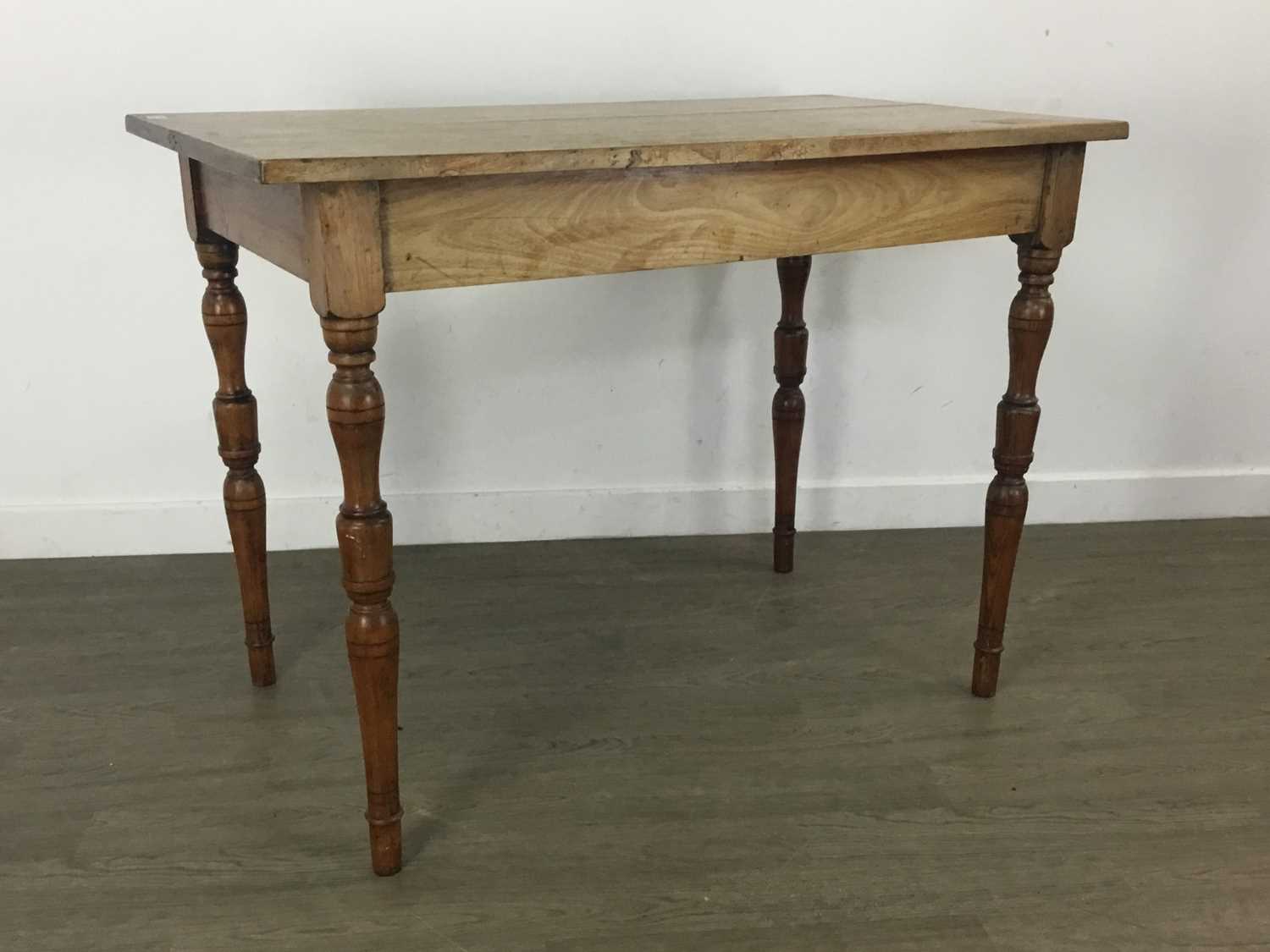 Lot 290 VICTORIAN PINE SIDE TABLE,