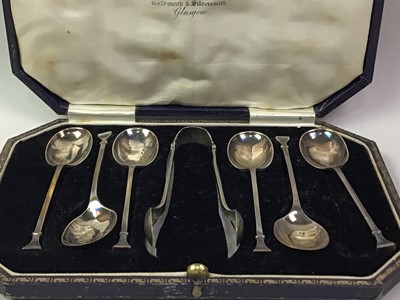 Lot 312 - COLLECTION OF SILVER AND PLATED CUTLERY