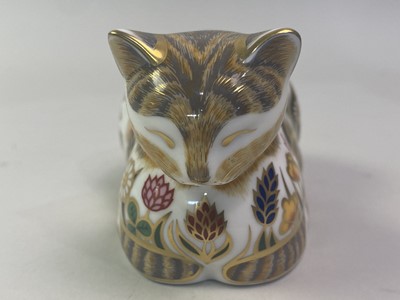 Lot 314 - THREE ROYAL CROWN DERBY ANIMAL PAPERWEIGHTS