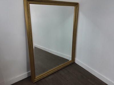 Lot 169 - MODERN GILT WALL MIRROR