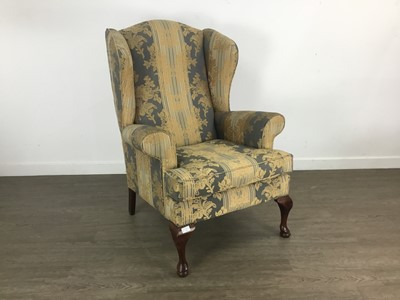 Lot 171 - WINGBACK ARMCHAIR